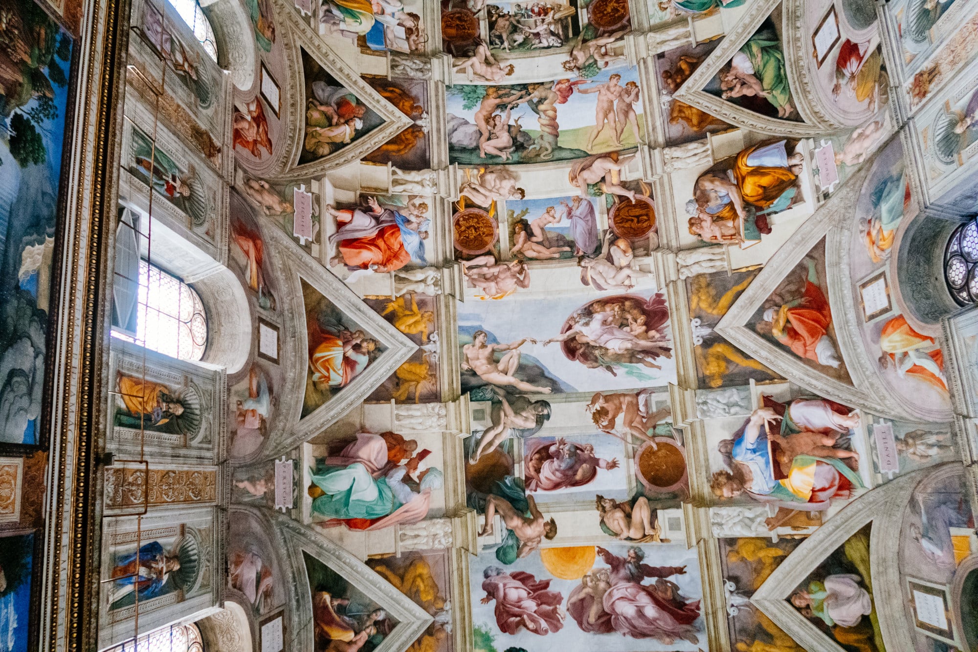 Die Sixtinische Kapelle von Michelangelo, Vatikan, Rom, Italien