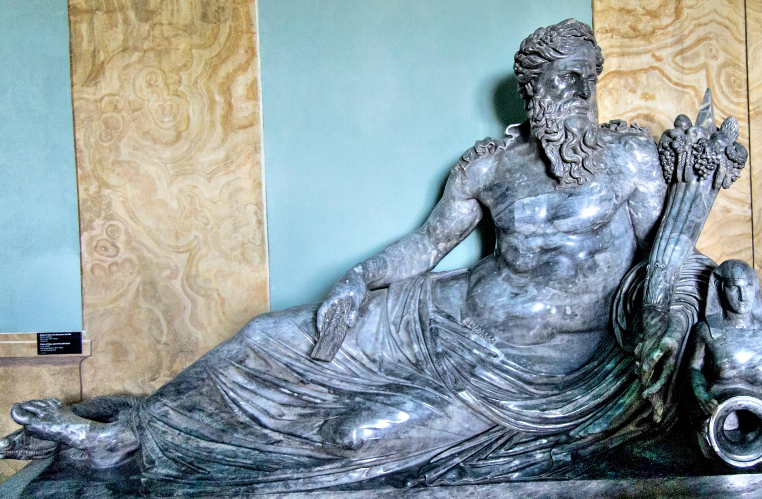 Liegende Statue des Nils. Gregorianisches Ägyptisches Museum; Saal IV. Vatikanische Museen