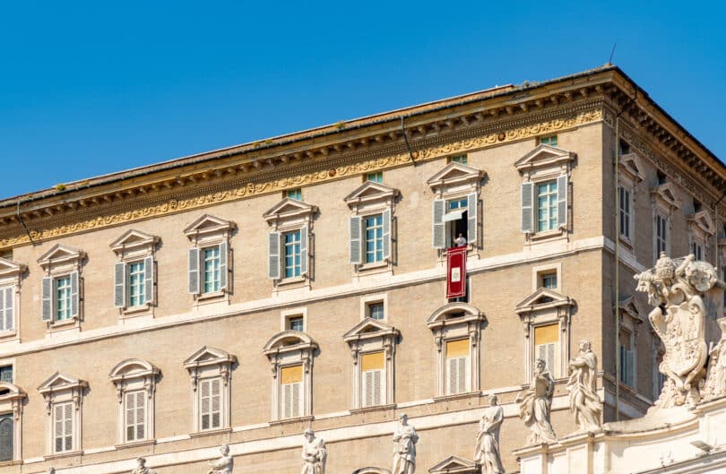 Papst Franziskus im Apostolischen Palast