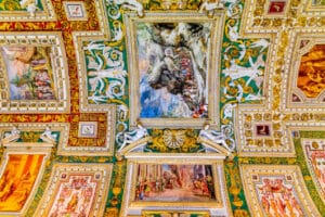 Deckendekorationen in der Galerie von Karten - Vatikanische Museen