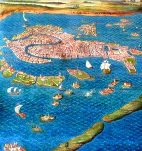 Die Karte von Venedig - Die Galerie von Karten - Vatikanische Museen