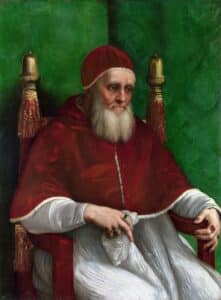 Porträt von Papst Julius II. von Raffael